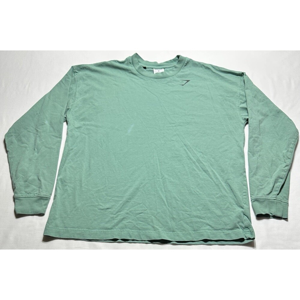 Gymshark Essential Long Sleeve Shirt Medium Men’s Medium Oversized Fit READ FLAW - Picture 2 of 12